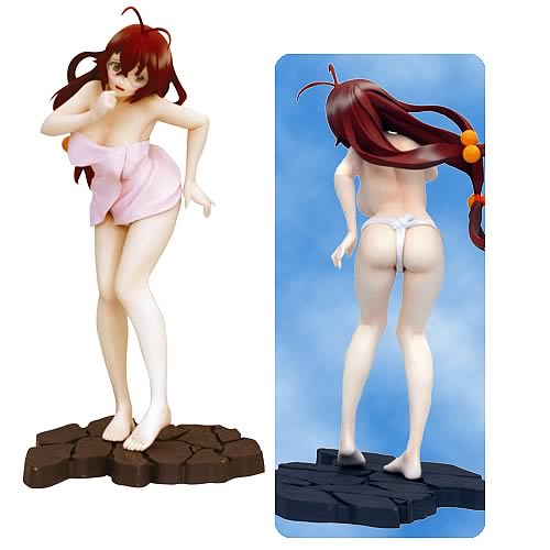 Ikki Tousen Great Guardians Ryuubi in Bath Towel Statue